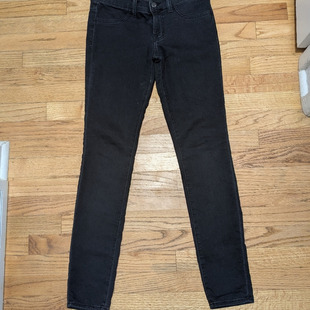 J.Brand - Black JETT skinny denim jeans Cut S11c026, sz 27